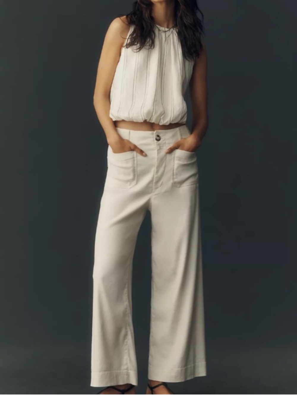 New Maeve Colette by Anthropologie 31 cream/beige